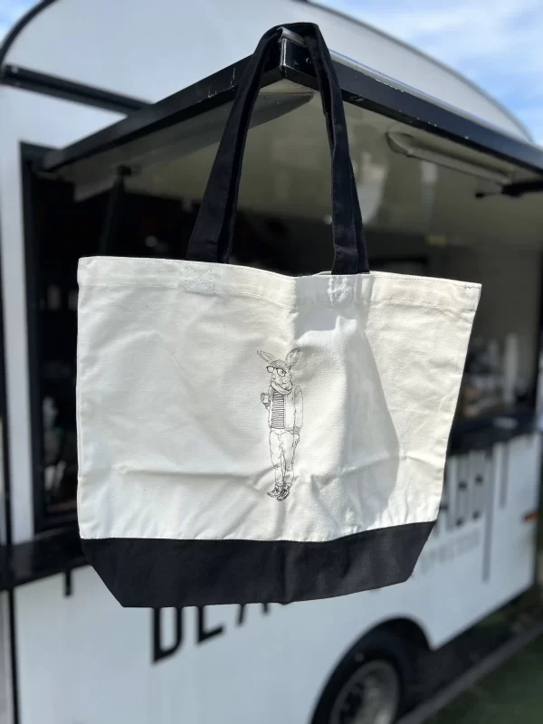 Black Rabbit Tote Bag